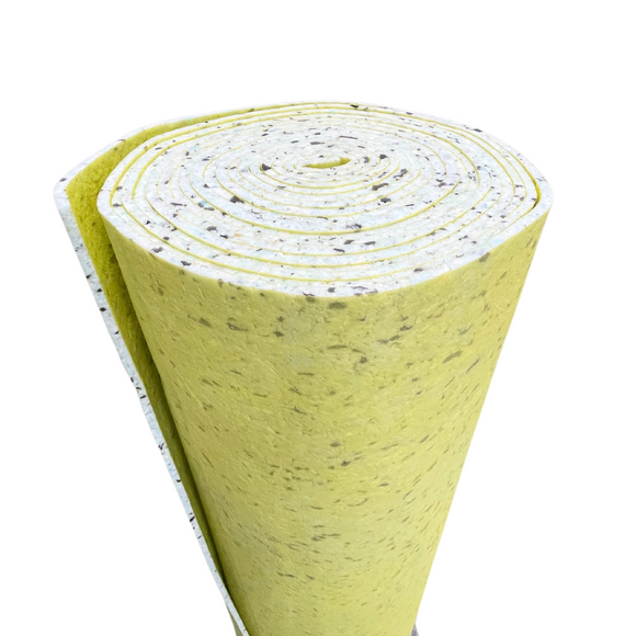 Yellow 8mm Carpet Underlay Roll