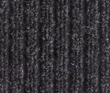 Bruce Starke Fairisle Barrier Matting in Anthracite with vertical grooves