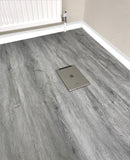 Grey LVT Vinyl Click Plank Flooring - 4.2mm Thick - Water Resistance - 25 Years Warranty